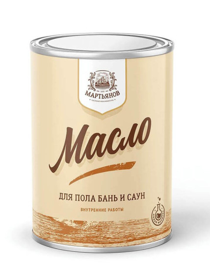 Масло для пола бань и саун «Мартьянов»