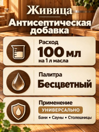 Антисептическая добавка «Живица» Серебряная защита