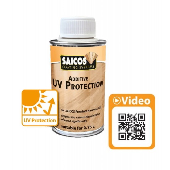 Добавка в масло-воск от выцветания паркета и деревянных полов «Saicos» UV Protection