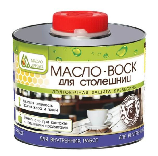 Масло-воск для столешниц «Масло &amp; Дерево»