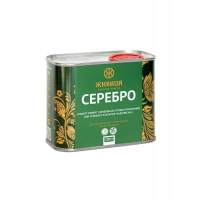 Масло-патина для финишных работ «Живица Про» серебро