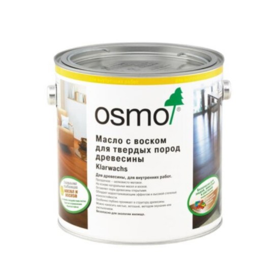 Прозрачное масло для твёрдых экзотических сортов древесины «Osmo»