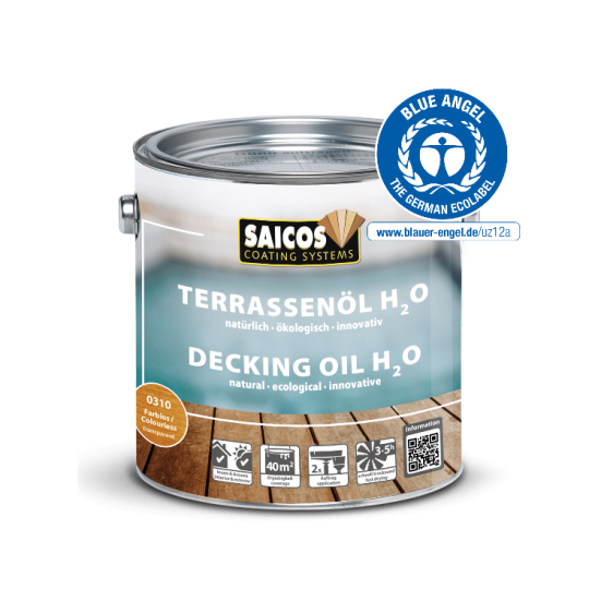 Специальное масло для древесины «Saicos» Decking Oil H2O