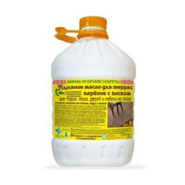 Льняное масло для террас варёное с воском «Финно-угорские секреты»