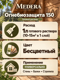 Огнебиозащита Medera 150 Pyrobiopro