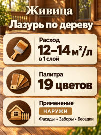 Лазурь по дереву «Живица»