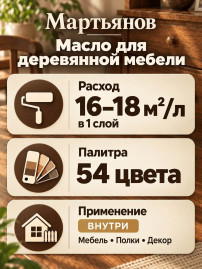 Масло для деревянной мебели «Мартьянов»