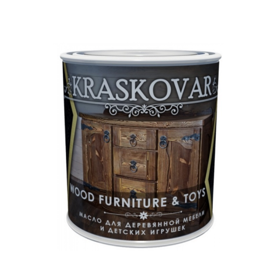 Масло Kraskovar Wood Furniture &amp; Toys для мебели и детских игрушек