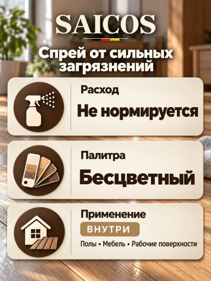 Спрей для особо сильных загрязнений «Saicos» Ecoline Magic Cleaner