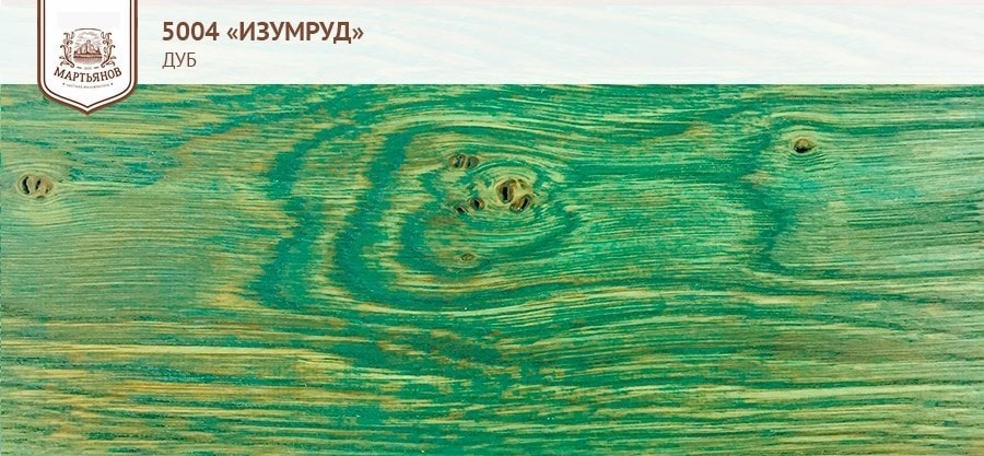 Изумруд на дубе