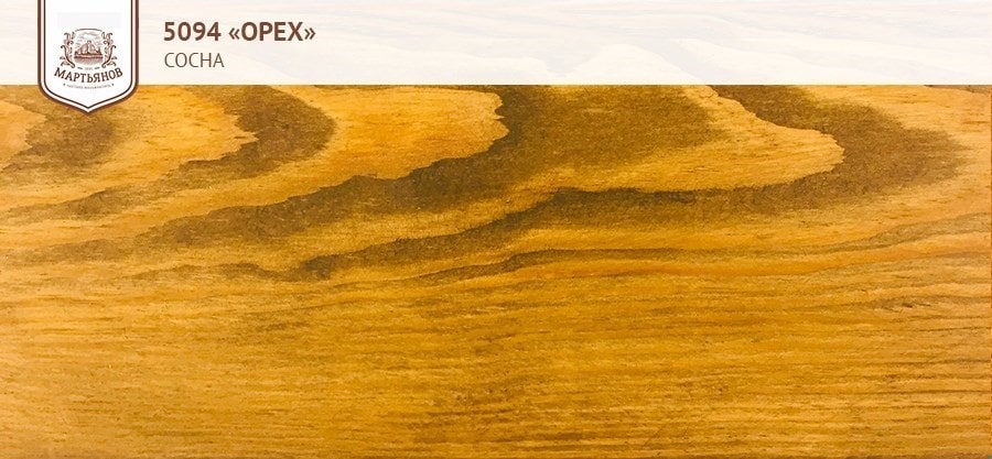 Орех на сосне