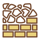 По камню и кирпичу